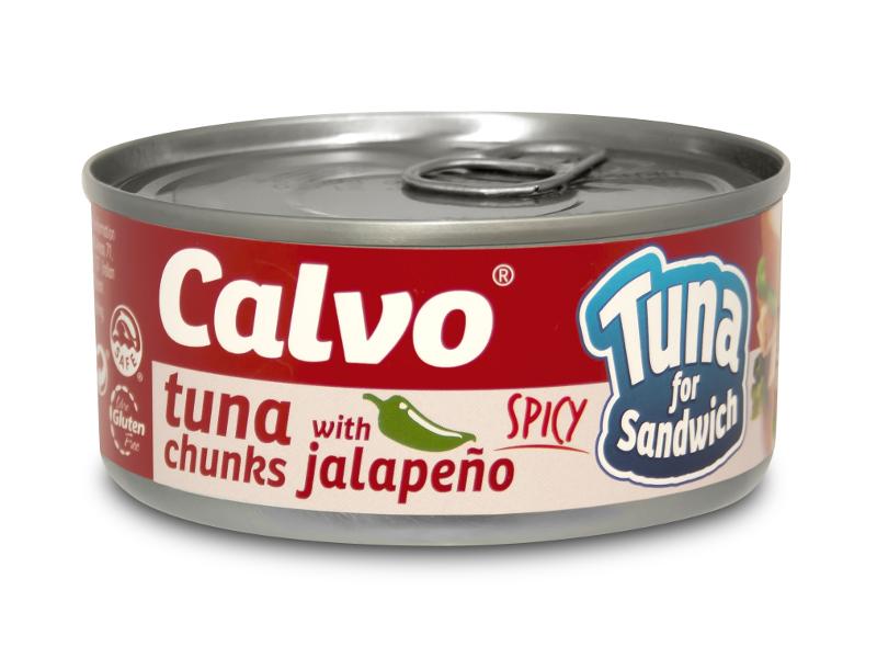 Calvo - Ton  Cu Jalapeño Pentru Sandvis 142g